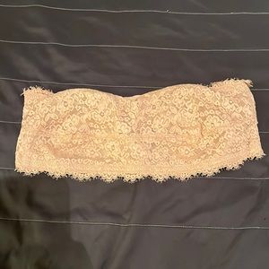 Cream lace bandeau